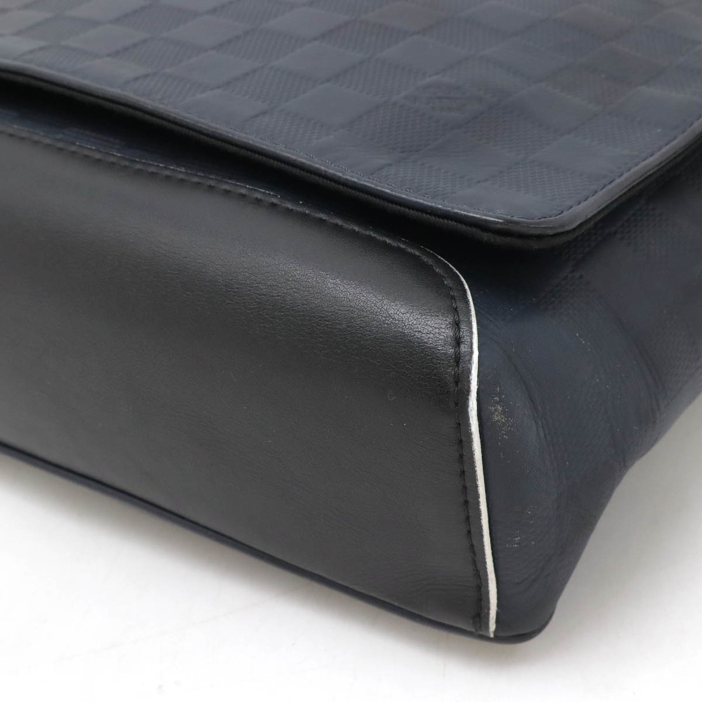 LOUIS VUITTON Navy Damier Shoulder Bag - Picture 4 of 10